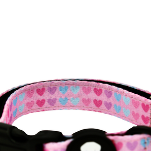 Collar Corazones Rosas